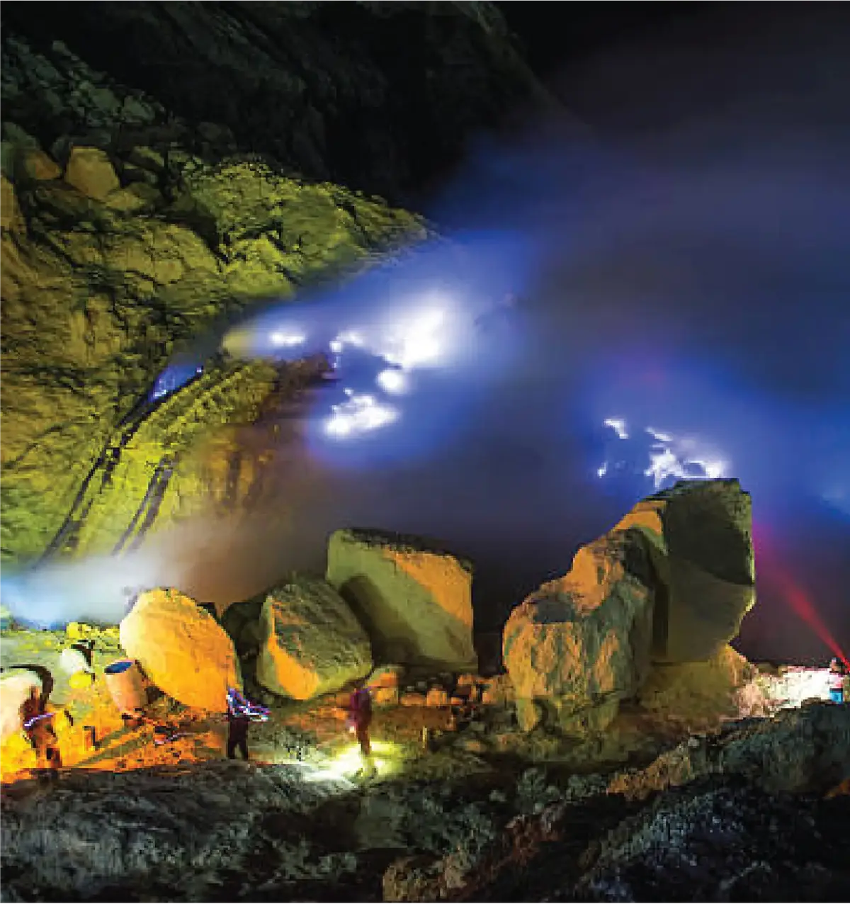 kawah ijen-blue fire
